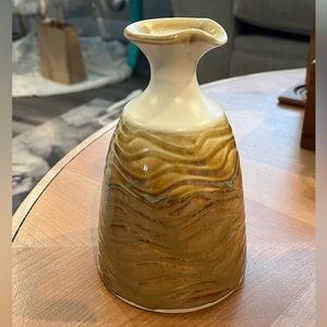 Vintage handmade signed pottery vase